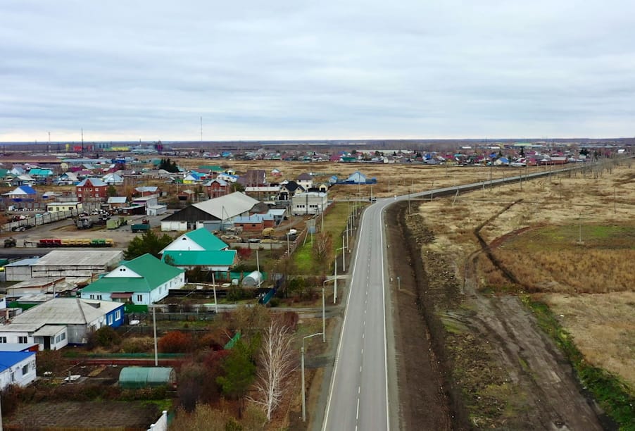 В Омской области отремонтирован участок трассы Таврическое – Карповка